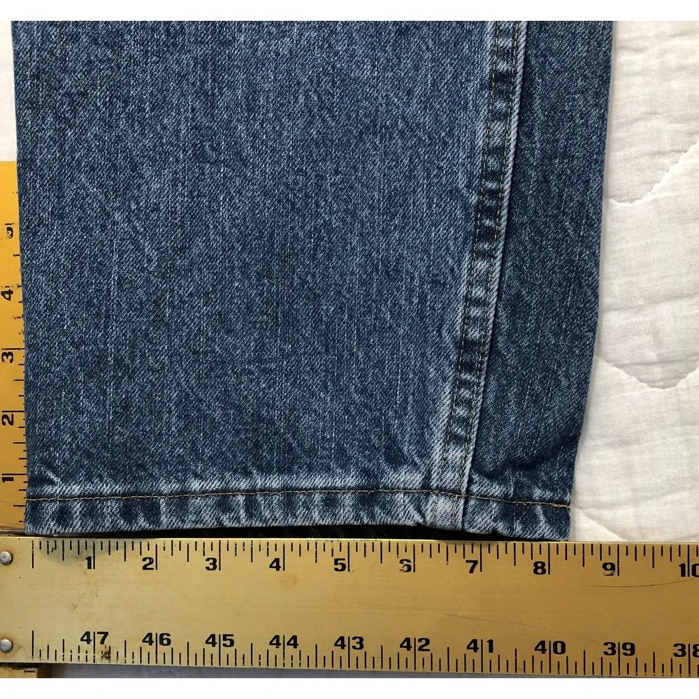 Wrangler Jeans Men's Size‎ 38x29 Denim Blue Straight Leg Regular Fit (38x28)
